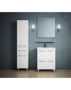 Мебель для ванной комнаты 60 см Мирэль напольная белая Corozo