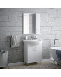 Мебель для ванной комнаты 61 см Олимп напольная белая Corozo
