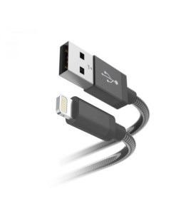 Кабель USB Lightning 8 pin экранированный 1 5м черный 00183339 Hama