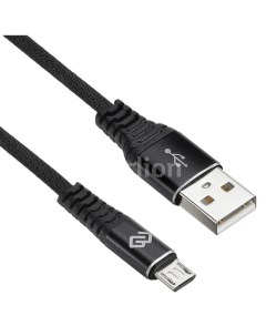 Кабель USB micro 1 2m черный 1080378 Digma