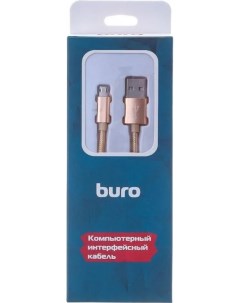 Кабель USB Micro USB 1 м золотистый BHP RET MICUSB BR Buro
