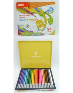 Набор цветных карандашей Color Emotion трехгранные 24 шт EC00225 Deli