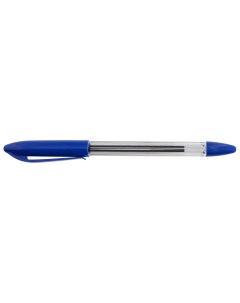 Ручка шариковая синий пластик колпачок 1489664 Buro