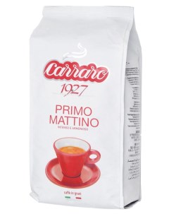 Кофе в зернах Primo Mattino 1 кг средняя обжарка 30 робуста 70 арабика Carraro