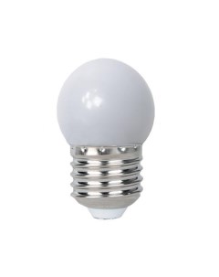 Лампа светодиодная E27 шар G45 1Вт 3000K 3000K тёпло белый 80лм PLED ECO 5040649 5040649 Jazzway