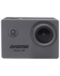 Экшн камера DiCam 180 12 MP 1920x1080 USB серый DC180 Digma