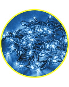 Гирлянда светодиодная нить ламп 100шт 9 5 голубой NGF S01 100B 10 9 5m 230 C8 BL IP44 Navigator
