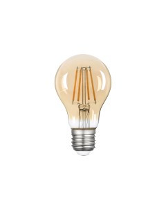 Лампа светодиодная E27 груша A60 9Вт 2400K теплый свет 855лм филаментная Filament TH B2111 Thomson