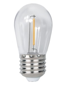Лампа светодиодная E27 груша A60 1Вт 2700K 2700K жёлтый 80лм филаментная 5040625 5040625 Jazzway