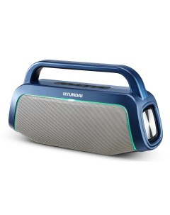 Портативная акустика H PAC580 10W FM microSD Bluetooth подсветка синий H PAC580 Hyundai