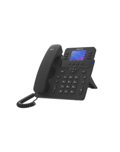 VoIP телефон C63GP 3 SIP аккаунта цветной дисплей PoE черный C63GP Dinstar