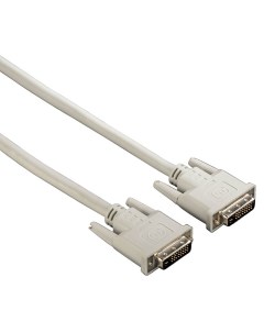Кабель DVI M DVI M Dual Link 1 8m серый H 20156 00020156 Hama