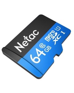 Карта памяти 64Gb microSD ECO Class 10 UHS I A1 адаптер NT02P500ECO 064G R Netac