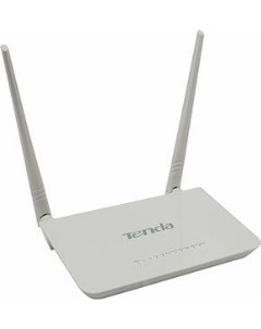 Маршрутизатор ADSL D301 802 11n 2 4 ГГц до 300 Мбит с LAN 4x100 Мбит с внешних антенн 2 Tenda