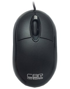 Мышь проводная CM 102 1200dpi оптическая светодиодная USB черный CM 120 Black Cbr