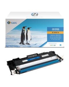 Картридж лазерный GG W2071A NT W2071A 117A W2071A голубой 700 страниц совместимый для Color Laser MF G&g