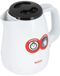 Чайник Delfini plus KO150130 1 5л 2 4 кВт пластик белый 7211002180 Tefal