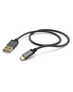 Кабель USB Type C USB2 0 AM 1 5м черный 00173636 Hama