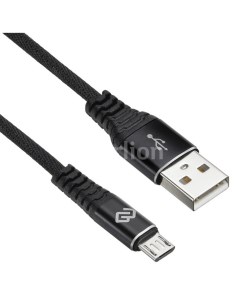 Кабель USB micro 15см черный 1080377 Digma