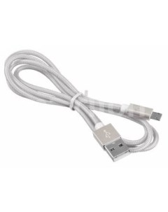 Кабель USB Micro USB 1м белый BHP LGHT MCR Buro
