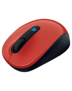 Мышь беспроводная Sculpt Mobile Mouse Red USB 1600dpi оптическая светодиодная USB красный Microsoft
