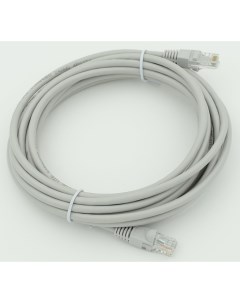 Патч корд UTP кат 5e 5 м RJ45 RJ45 серый 6921815600008 Behpex