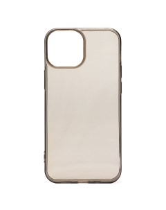 Чехол накладка для смартфона Apple iPhone 13 mini силикон прозрачный черный 133369 Ultra slim