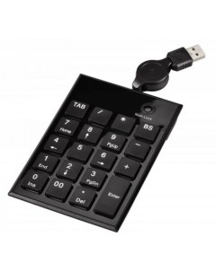 Клавиатура проводная Keypad мембранная USB черный H 50448 Hama