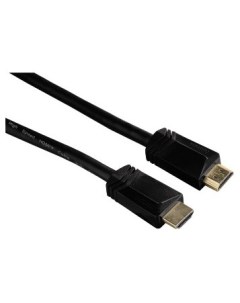 Кабель HDMI 19M HDMI 19M 5m черный позол разъемы феррит кольца 00122106 Hama