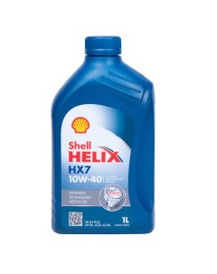 Моторное масло Helix HX7 полусинтетическое 10W 40 1 л S104012 Shell