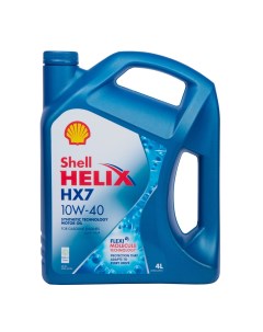 Моторное масло Helix HX7 полусинтетическое 10W 40 4 л S104011 Shell