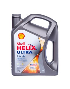 Моторное масло Helix Ultra синтетическое 5W 40 4 л S054004 Shell
