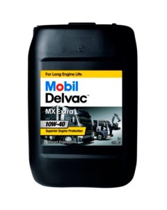 Моторное масло Delvac MX Extra полусинтетическое 10W 40 20 л 144718 Mobil