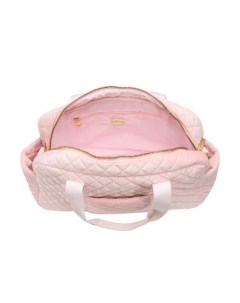Многофункциональная стеганая сумка светло розовая Milledeux