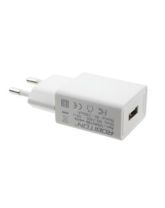 Сетевое зарядное устройство USB2100 1xUSB 1 А белый Robiton