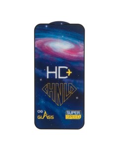 Защитное стекло Full Glue Premium HD для Apple iPhone 14 13 13 Pro черное Rocknparts