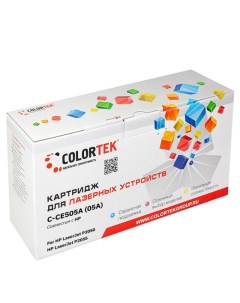 Картридж для лазерного принтера C CE505A Black совместимый Colortek