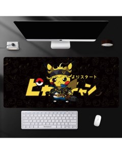 Коврик для мыши Pokemon Pikachy Черный Клевер Origin