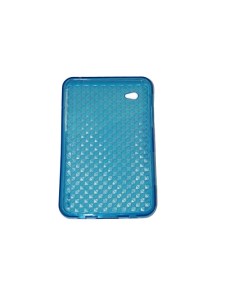 Чехол Samsung P1000 P1010 Galaxy Tab силиконовый Pisen прозрачно голубой Promise mobile