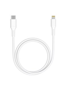 Дата кабель USB C Lightning MFI 60W 1 2м белый крафт Deppa
