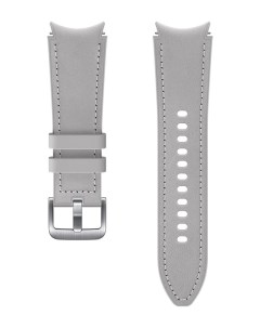 Ремешок для Galaxy Watch 4 Classic Hybrid Leather S M Silver ET SHR88SSEGRU Samsung