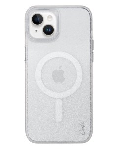 Чехол для iPhone 14 чехол Coehl Lumino Sparkling Silver MagSafe Uniq