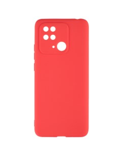 Чехол Xiaomi Redmi 10C с защитой камеры красный Zibelino