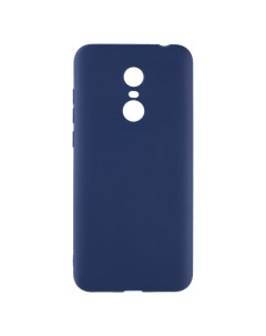 Чехол для Xiaomi Redmi 5 Plus защитный противоударный матовый синий Zibelino