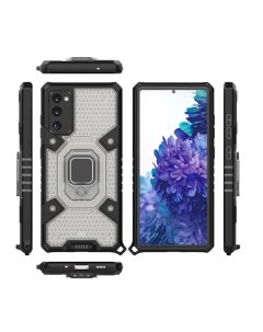 Противоударный чехол с Innovation Case c защитой камеры для Xiaomi Mi 11 Lite Black panther
