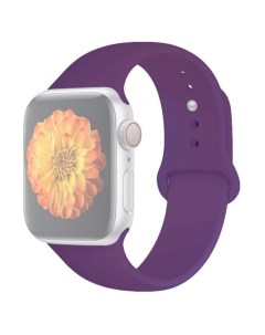 Ремешок для Apple Watch 1 6 SE силиконовый 42 44 мм Фиолетовый APWTSI42 45 Innozone