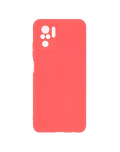 Чехол накладка Soft для Xiaomi Redmi Note 10 Note 10S красный Mobileocean
