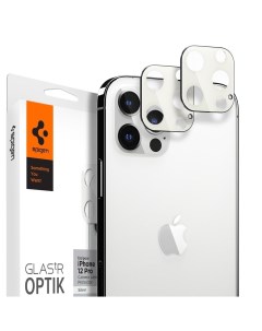 Защитное стекло для камеры для iPhone 12 Pro Optik Lens Protector Серебристый Spigen