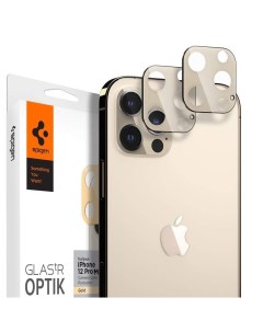 Защитное стекло для камеры для iPhone 12 Pro Max Glas tR Optik Lens Золотой 2 Spigen