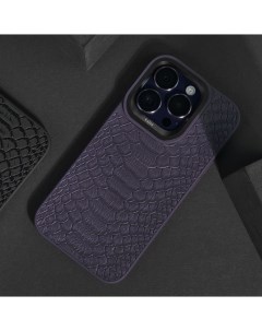Чехол для телефона Glamorous Collection Snake Pattern iPhone 14 Pro Max Purple Kajsa
